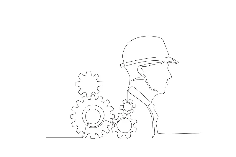 Technical Line Drawing Technical Line Drawing