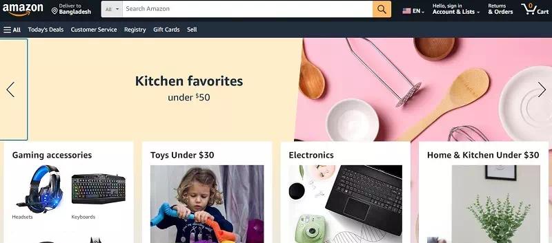 Amazon’s Color Palette in Website Design Amazon’s Color Palette in Website Design