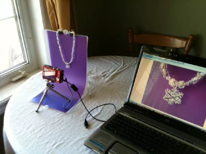 Set up a controlled photography environment