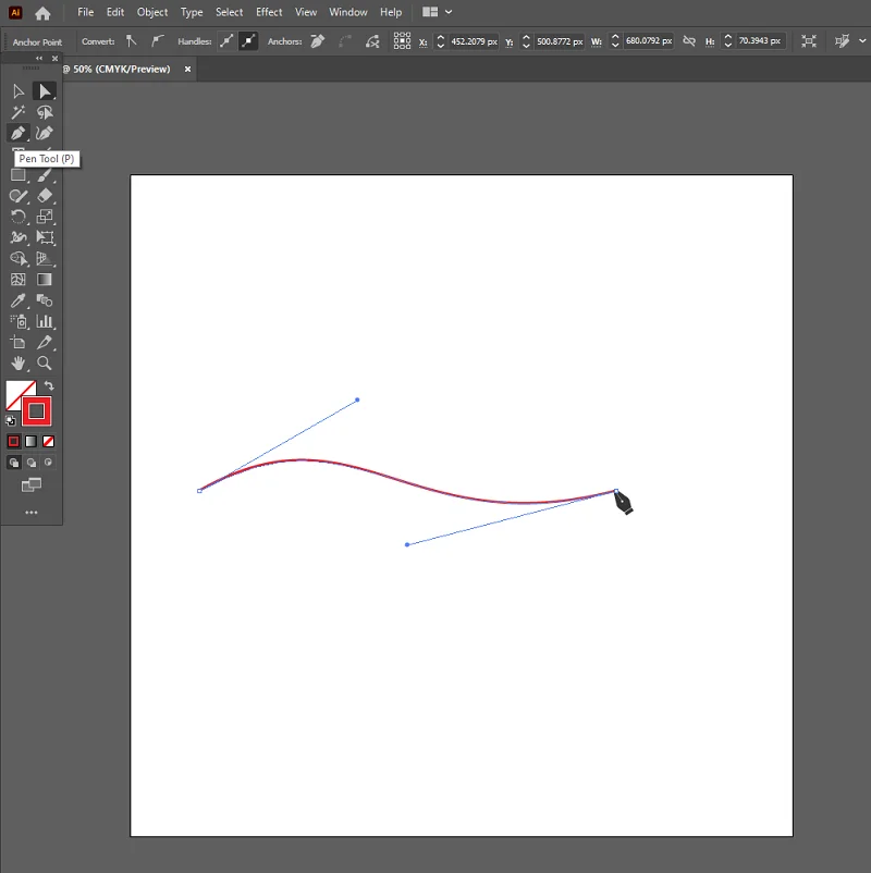 Access the Pen Tool Access the Pen Tool