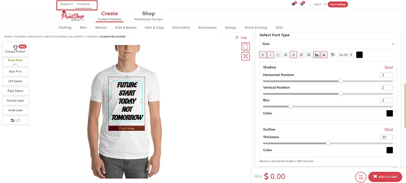 Designhill T-shirt Maker Designhill T-shirt Maker