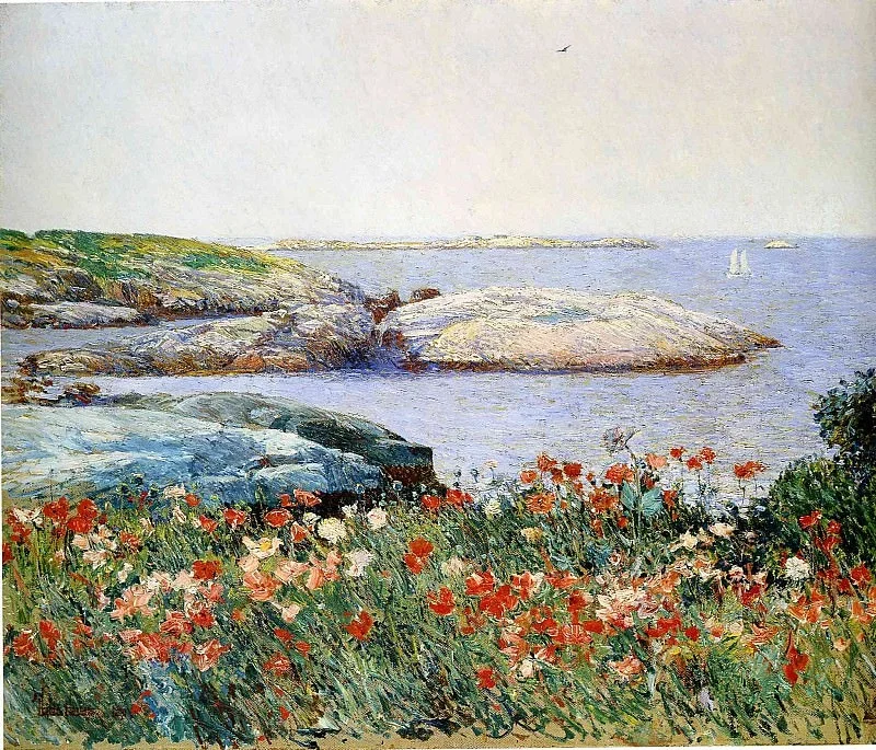 Poppies, Isles of Shoals by Childe Hassam
