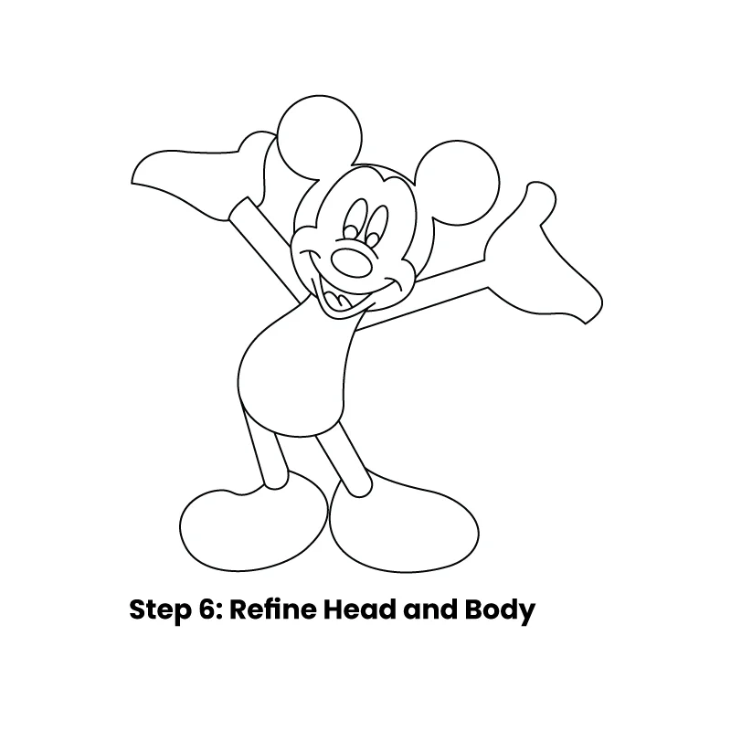 Step 6 Refine Head and Body Step 6 Refine Head and Body