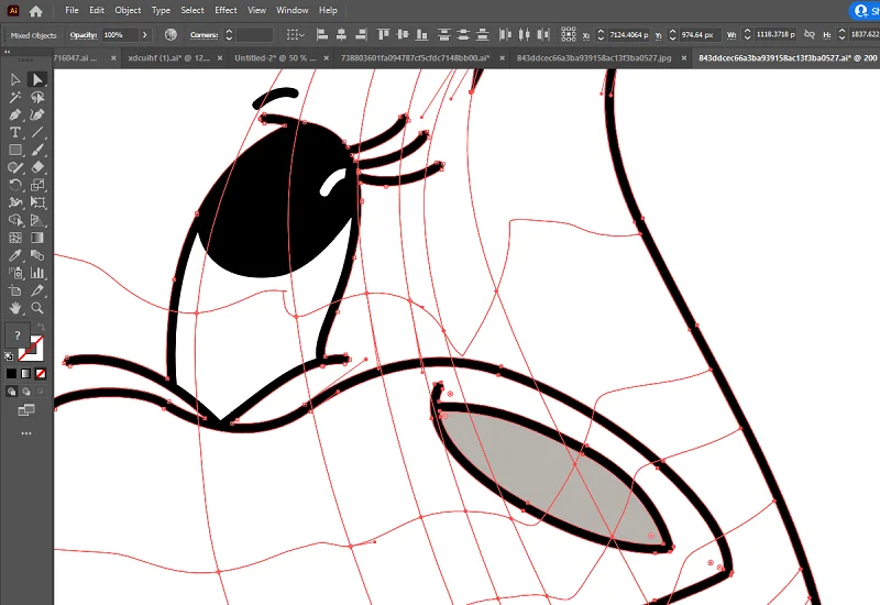 Adjust Mesh Points Adjust Mesh Points