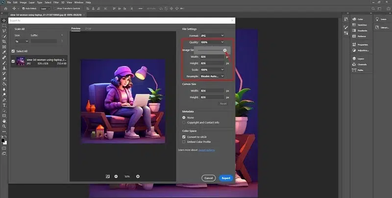 Adjusting Compression and Quality Settings Adjusting Compression and Quality Settings