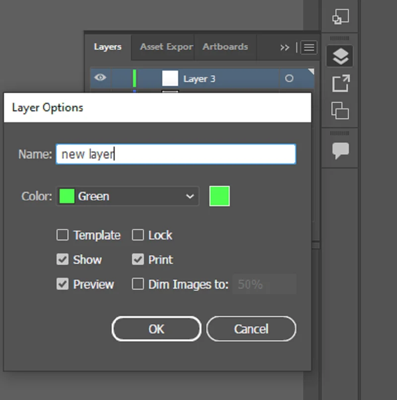 Create a New Layer Create a New Layer