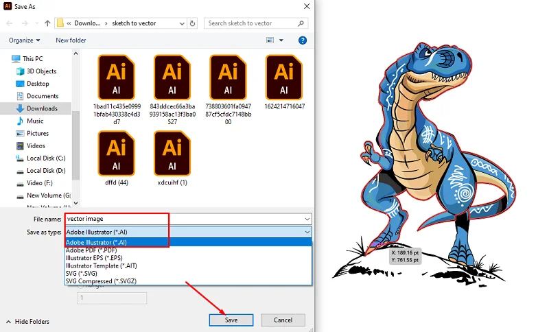 Save Your Vector Image Save Your Vector Image