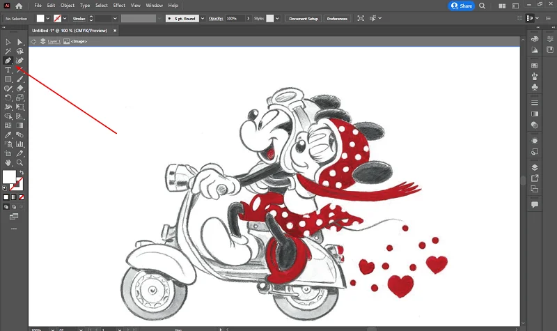 Select the Pen Tool Select the Pen Tool