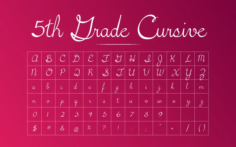 Grade Cursive