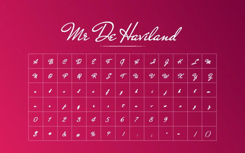 Mr De Haviland