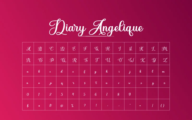 Diary Angelique